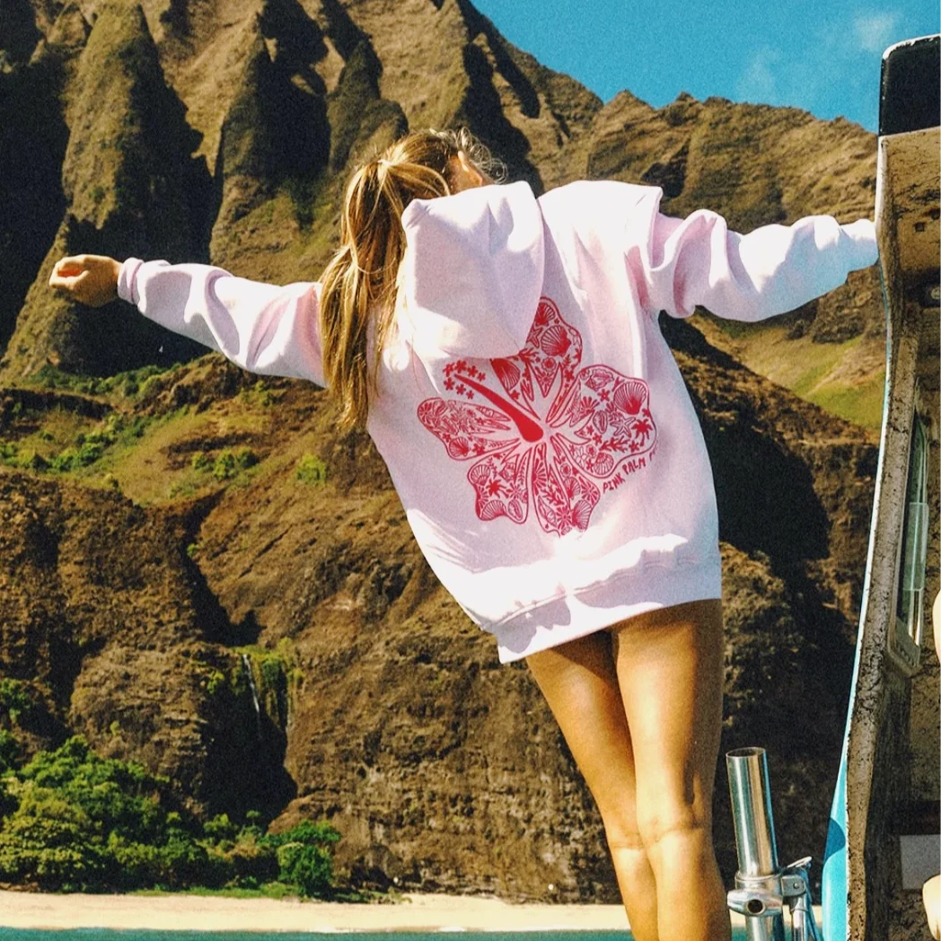 Viral Palm Puff Hoodie